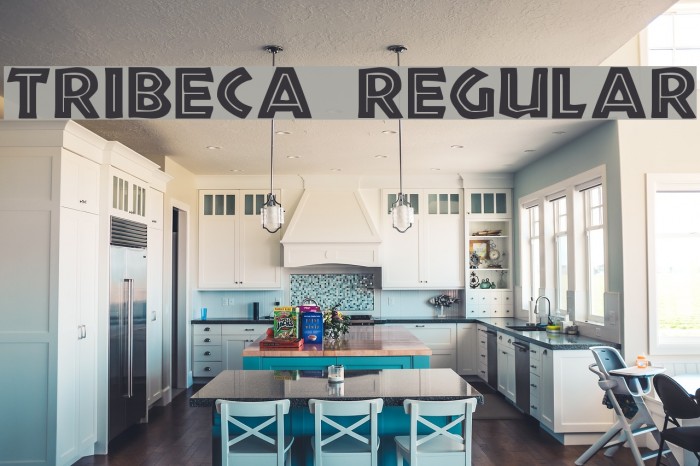 Tribeca Regular Font examples