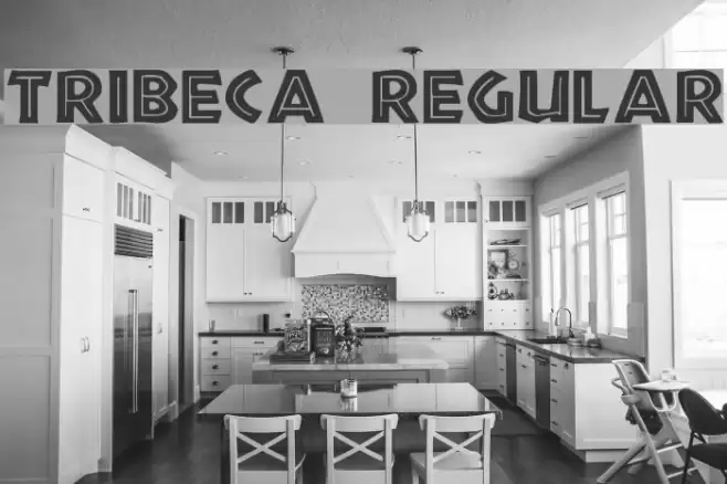 Tribeca Regular Font examples