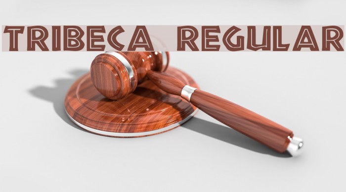 Tribeca Regular Font examples