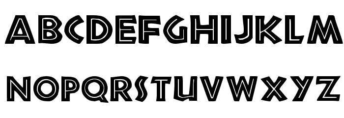 Tribeca Regular Font LOWERCASE