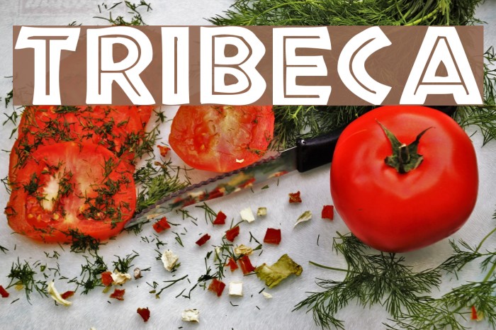 Tribeca フォント examples