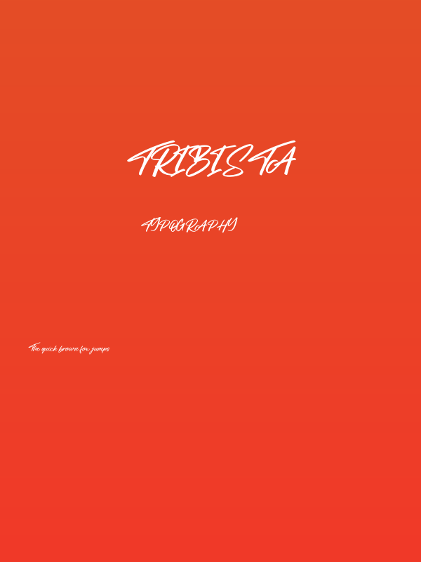 Tribista Poster