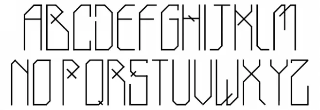 Tribo Light Regular Schriftart Groß