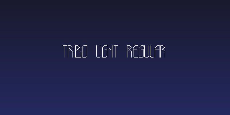 Tribo Light Regular Social Header