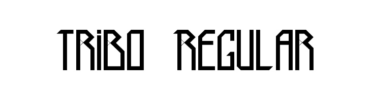 Tribo Regular  Frei Schriftart Herunterladen