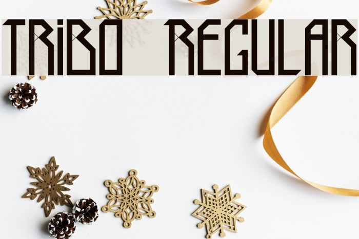 Tribo Regular Font examples