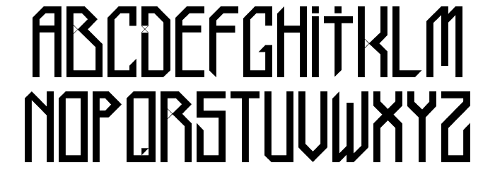 Tribo Regular Font LOWERCASE