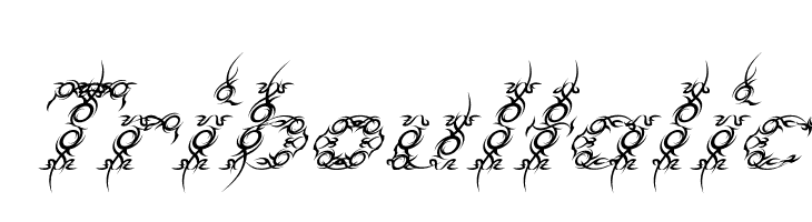 Tribou Italic  नि: शुल्क फ़ॉन्ट्स डाउनलोड