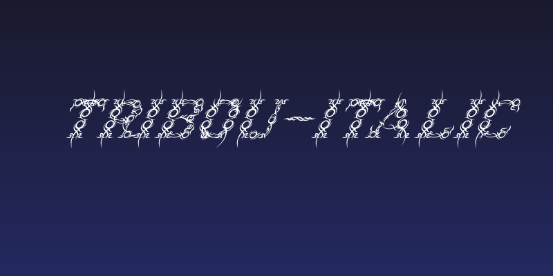 Tribou-Italic Social Header
