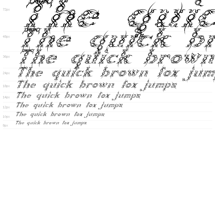 Tribou-Italic Waterfall