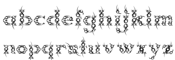 Tribou Font LOWERCASE