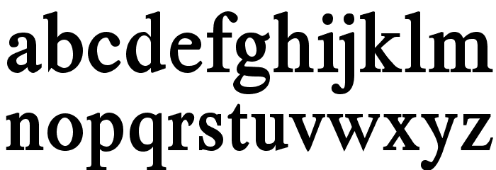 TribunADFStd-BoldCond Font LOWERCASE