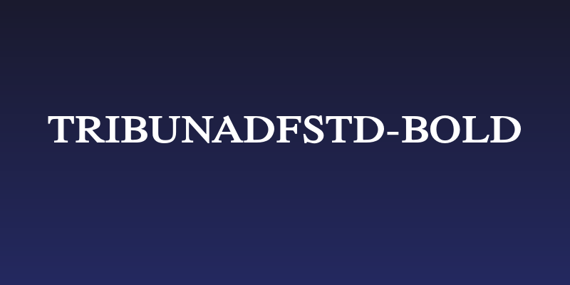 TribunADFStd-Bold Social Header