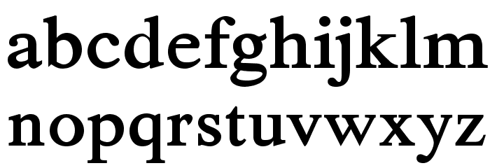 TribunADFStd-Bold Font LOWERCASE
