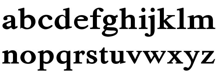 TribunADFStd-ExtraBold Font LOWERCASE