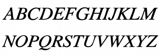 TribunADFStd-MediumItalic Polices MAJUSCULES