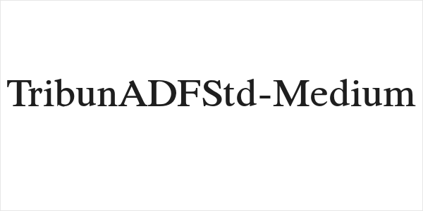 TribunADFStd-Medium Logo