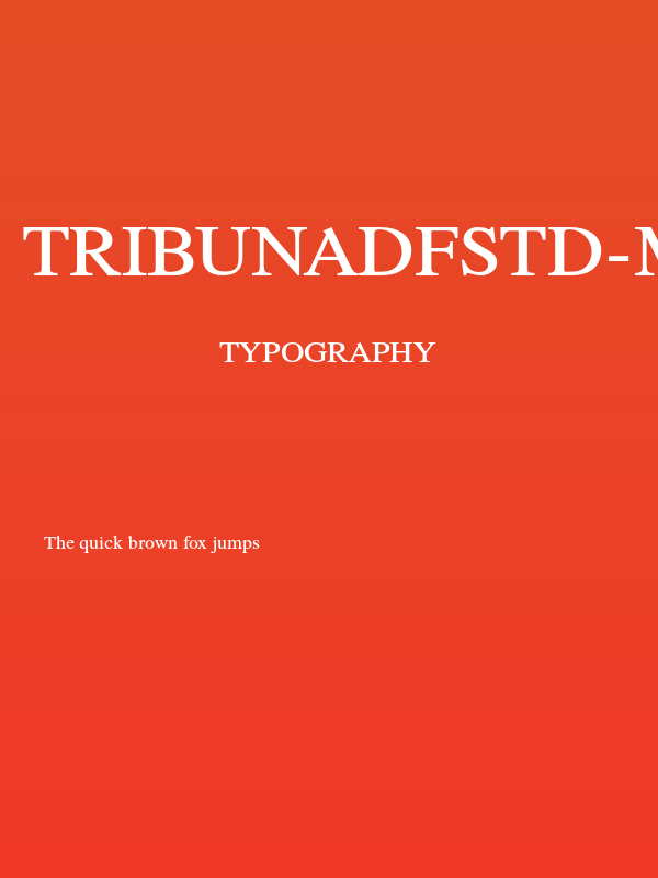 TribunADFStd-Medium Poster