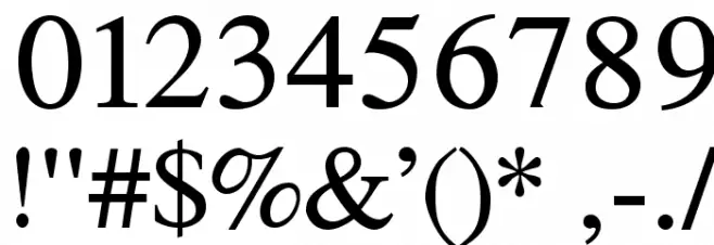 TribunADFStd-Regular Font OTHER CHARS
