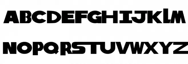 Tribute to Nova Font Litere mari