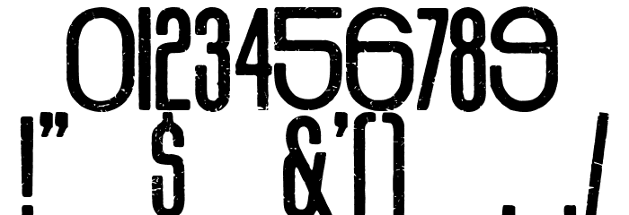Triciclo Vintage Font OTHER CHARS