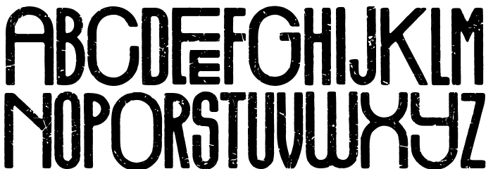 Triciclo Vintage Font LOWERCASE