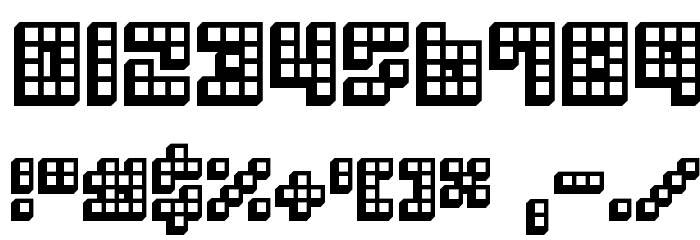 Trick 3D Font OTHER CHARS