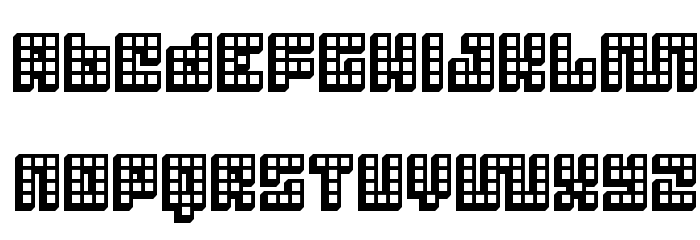 Trick 3D Font LOWERCASE