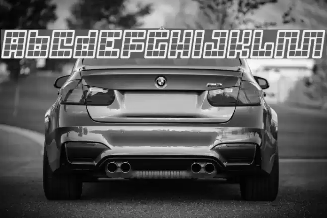 Trick B12 Font examples