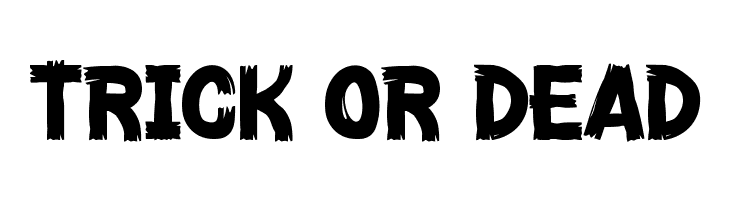 Trick Or Dead  baixar fontes gratis
