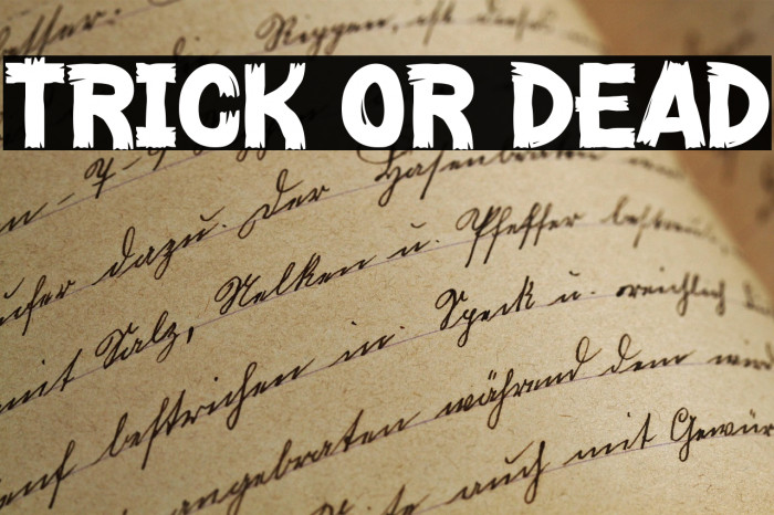 Trick Or Dead Example 2