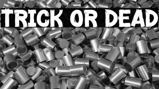 Trick Or Dead फ़ॉन्ट examples