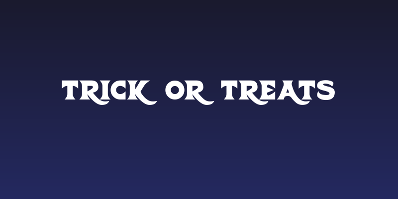 Trick Or Treats Social Header