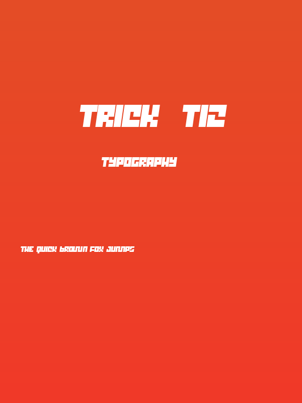 Trick  T12 Poster