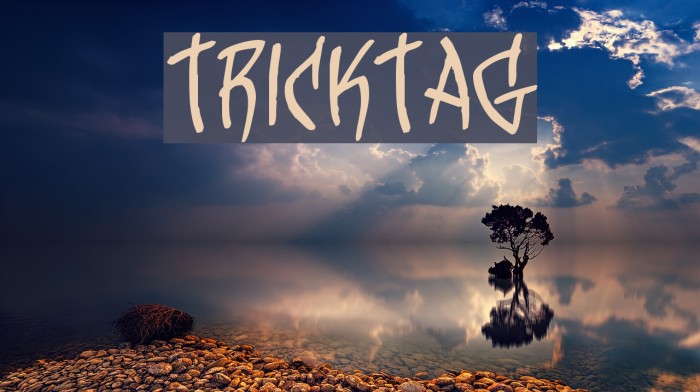 TrickTag Font examples