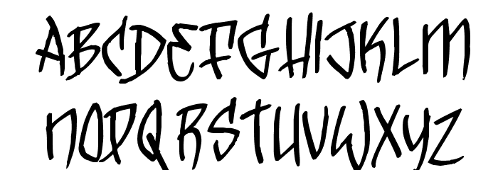 TrickTag Font LOWERCASE