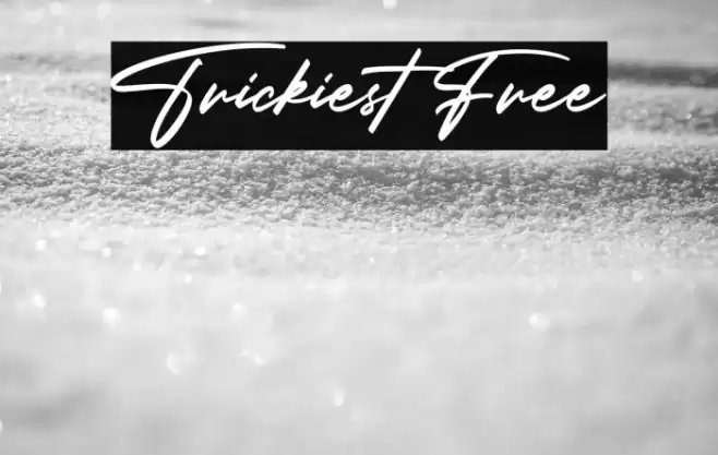 Trickiest Free Font examples