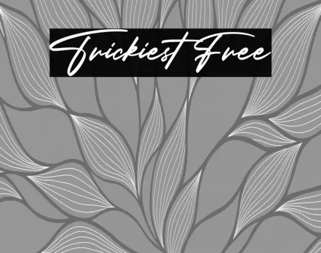 Trickiest Free Font examples