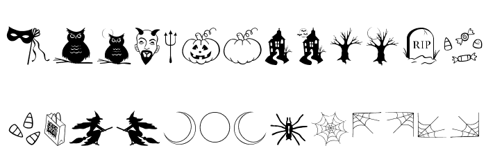 TrickorTreat2OT Font LOWERCASE