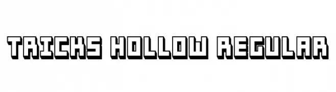 Tricks Hollow Regular  Fuentes Gratis Descargar