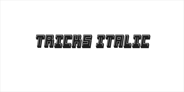 Tricks Italic Logo