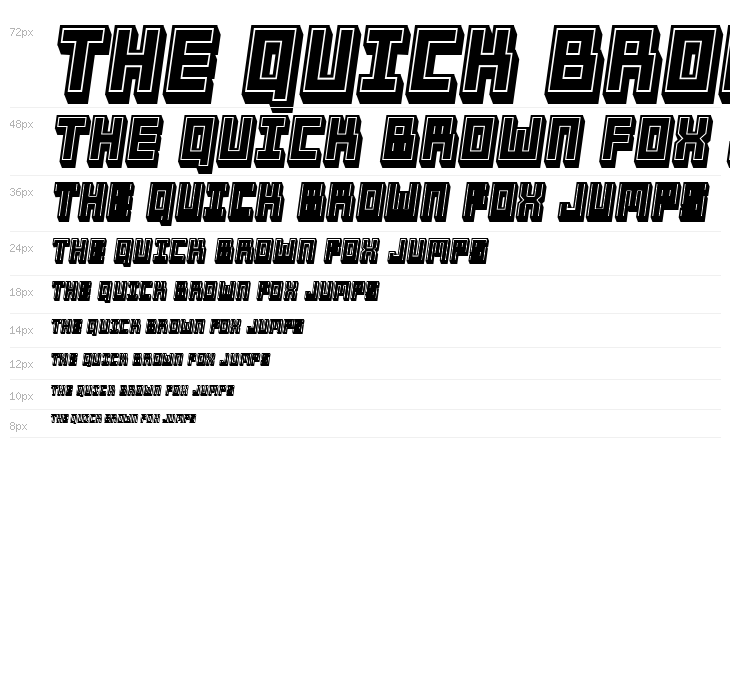 Tricks Italic Waterfall