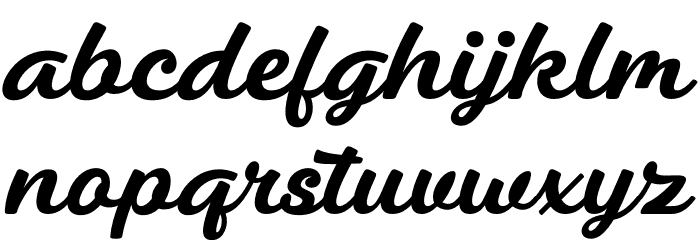 Trickshot PERSONAL USE Regular Font LOWERCASE