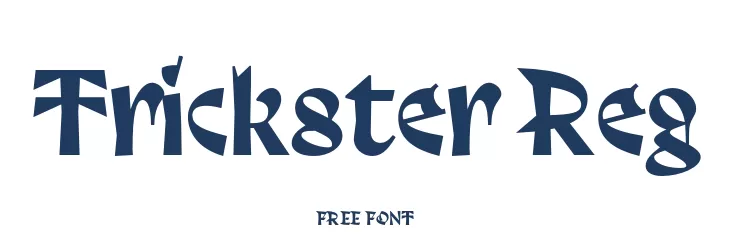 Trickster Reg  baixar fontes gratis