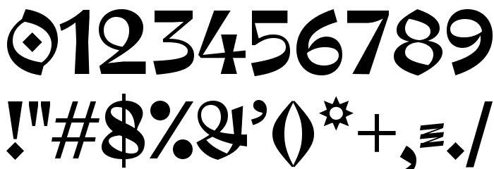 Trickster Font OTHER CHARS
