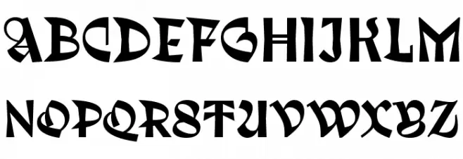 Trickster Polices MAJUSCULES