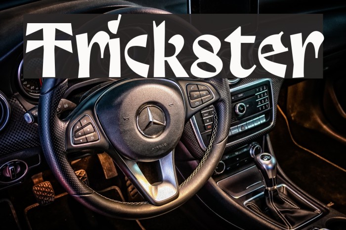 Trickster Font examples