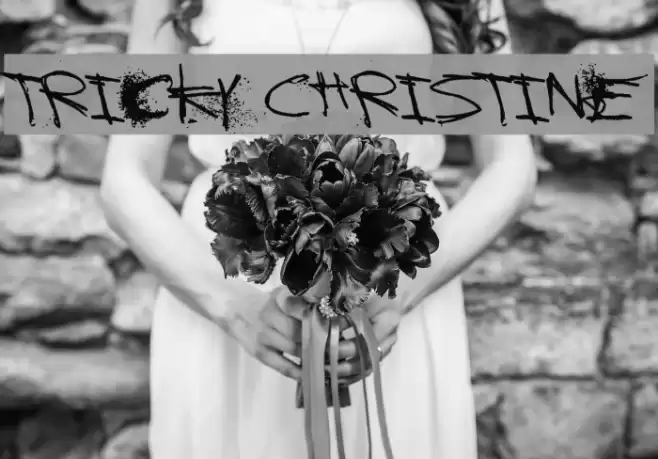 Tricky Christine フォント examples