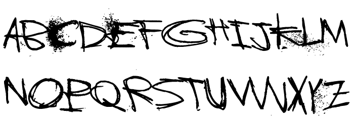 Tricky Christine フォント 小文字