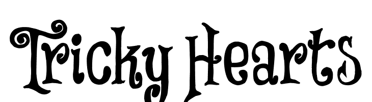 Tricky Hearts  नि: शुल्क फ़ॉन्ट्स डाउनलोड